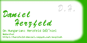 daniel herzfeld business card